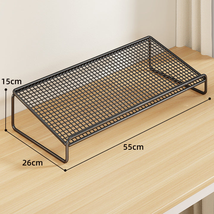 Mesh Stackable Desk Organizer Shelf Riser