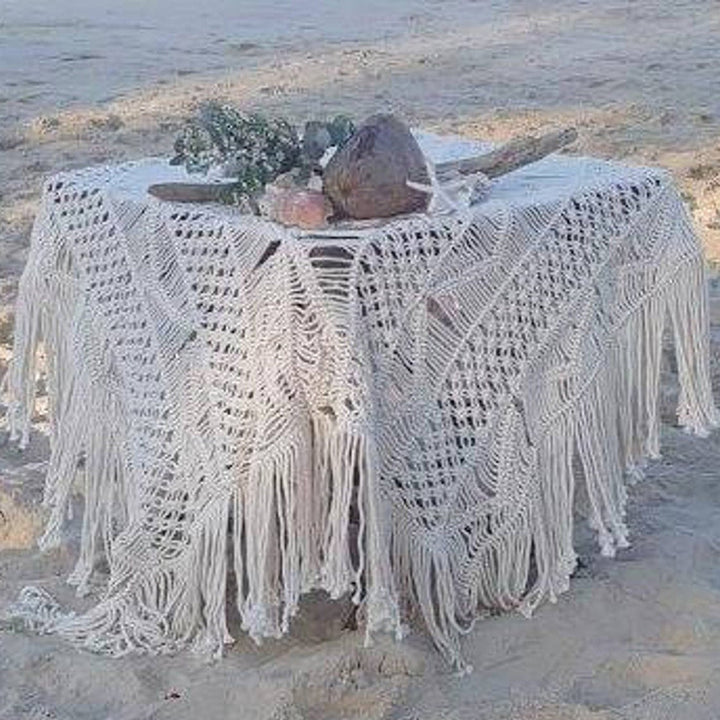Bohemian Macrame Table Cover Stornfield