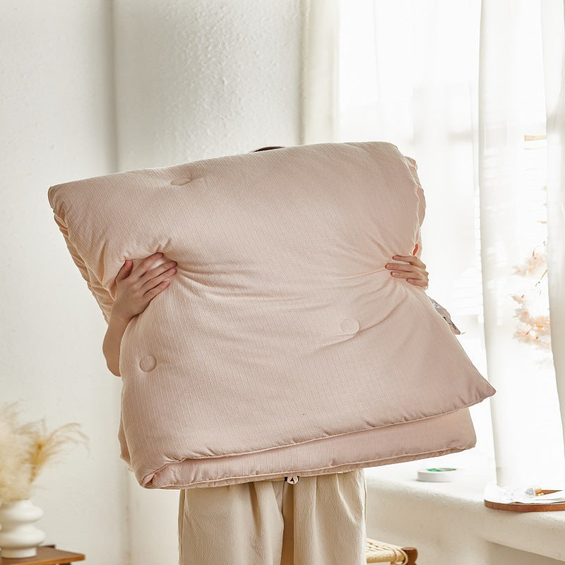 Oversized Tufted Floor Pillow Mattress Cushion with Removable Cover