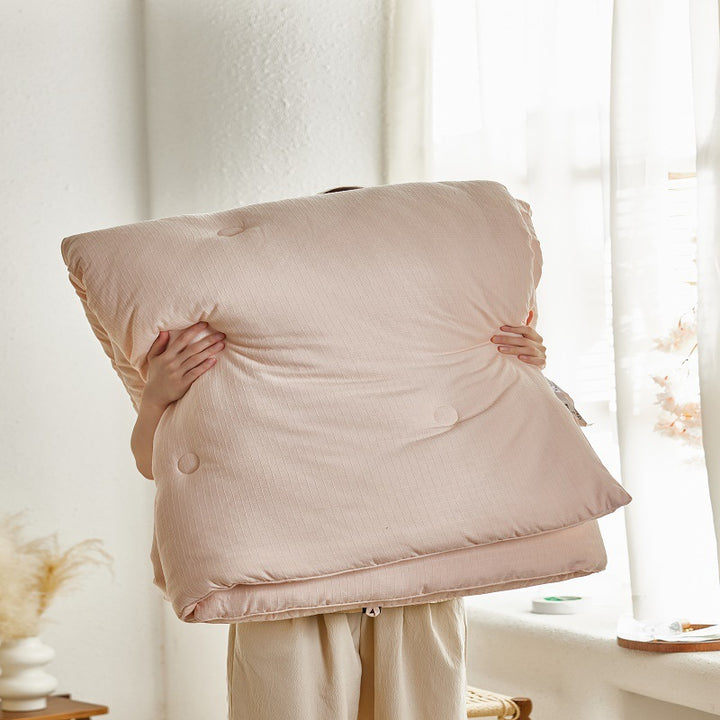 Oversized Tufted Floor Pillow Mattress Cushion with Removable Cover