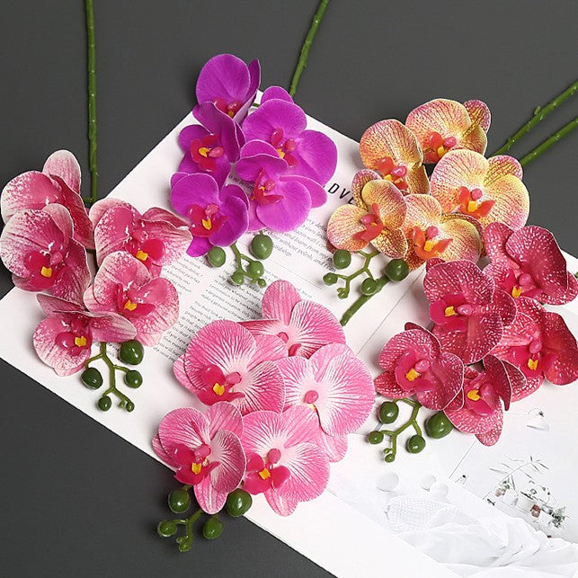 Lifelike Orchid Flower Stem