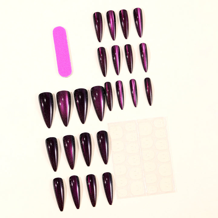 Glossy Stiletto Nail Extensions Stornfield
