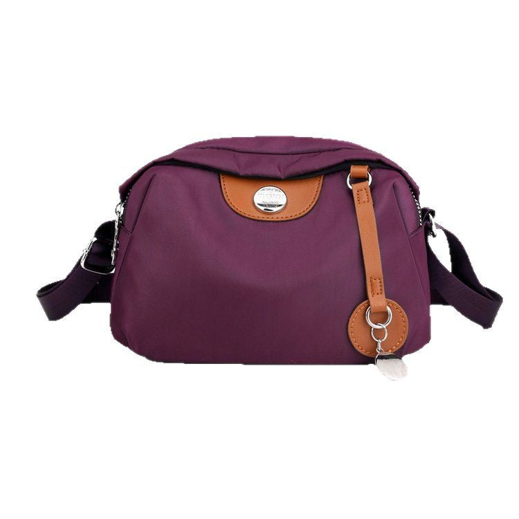 Shoulder bag with adjustable shoulder strap and clear compartment system Stornfield