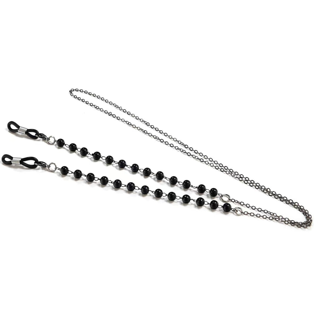 Pearl-Embellished Eyewear Retainer Chain Stornfield