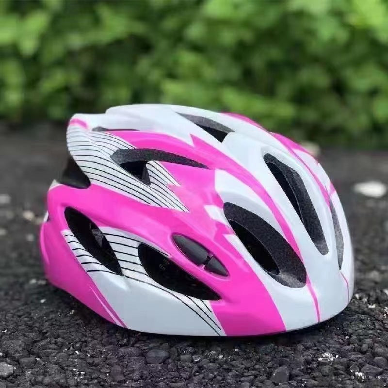 streamlined high-ventilation cycling helmet with micro-adjust retention and impact-absorbing liner Stornfield