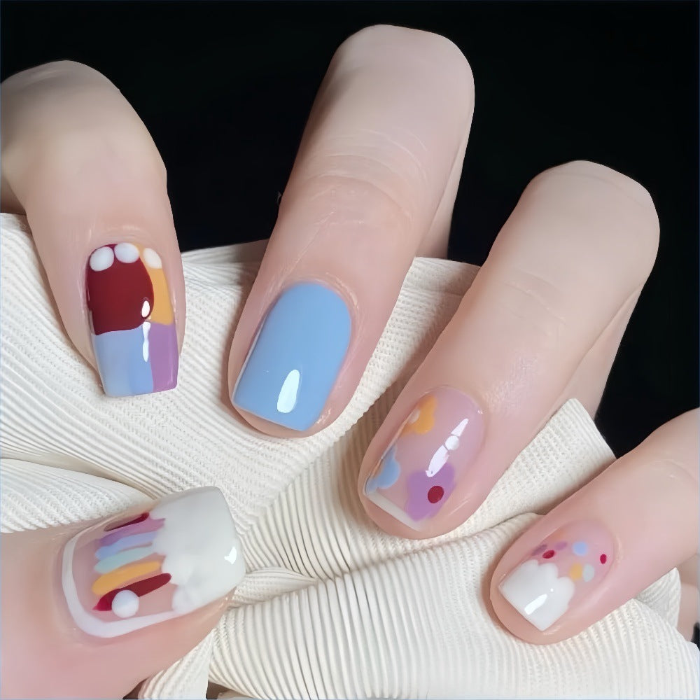 Creative Nail Art Set with Colorful Designs Stornfield