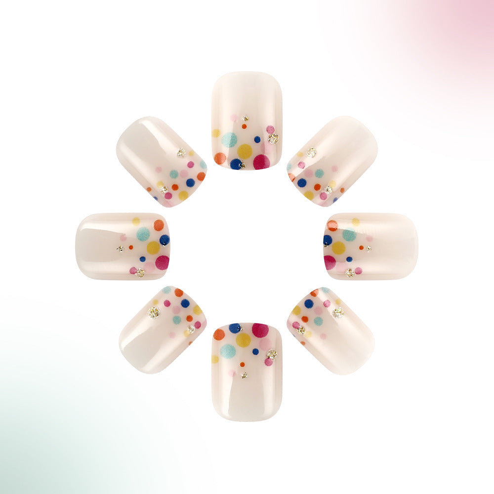 Colorful Dotted Gel Nail Art Set Stornfield
