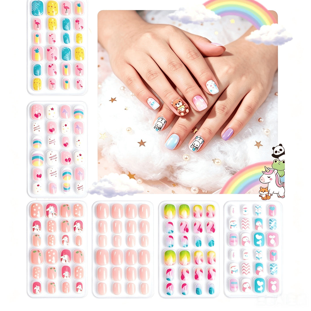 Creative Themed Press-On Nail Collection Stornfield