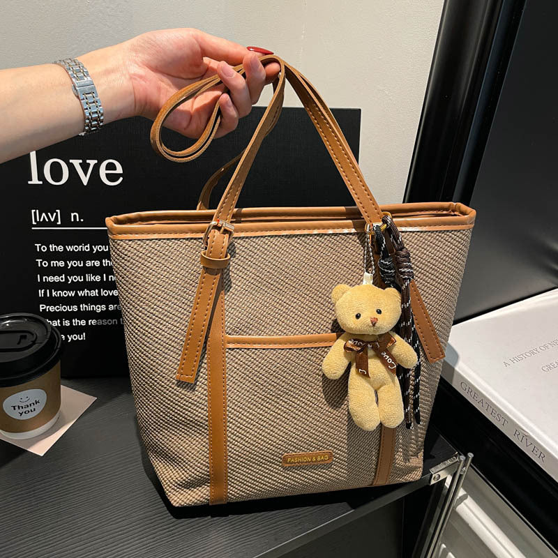 Elegant Textured Tote Bag