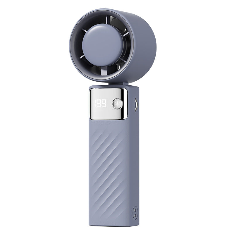 High-Efficiency Handheld Cooling Fan with Digital Display Stornfield
