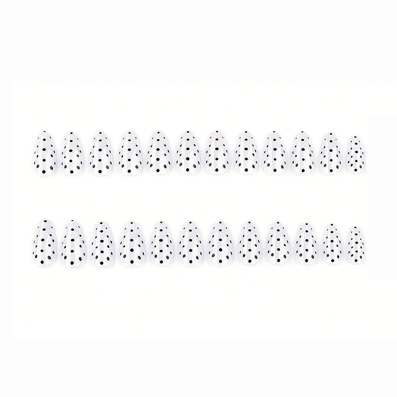 Elegant Polka Dot Press-On Nail Enhancements Stornfield