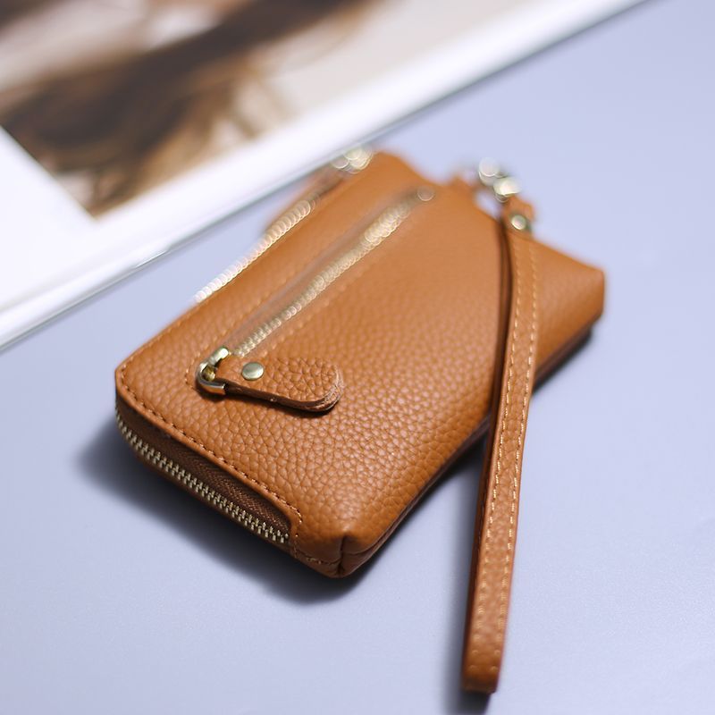 Luxe Textured Zippered Wallet Stornfield