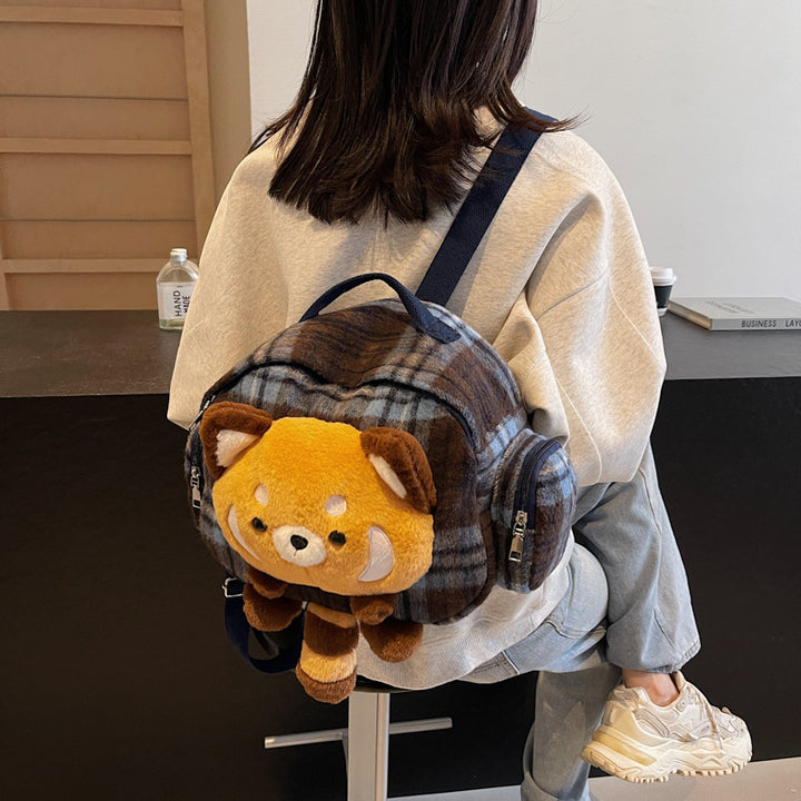 Plush backpack with animal design Stornfield