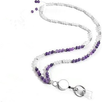Beaded Eyewear Lanyard Necklace with Retractable Clip Stornfield