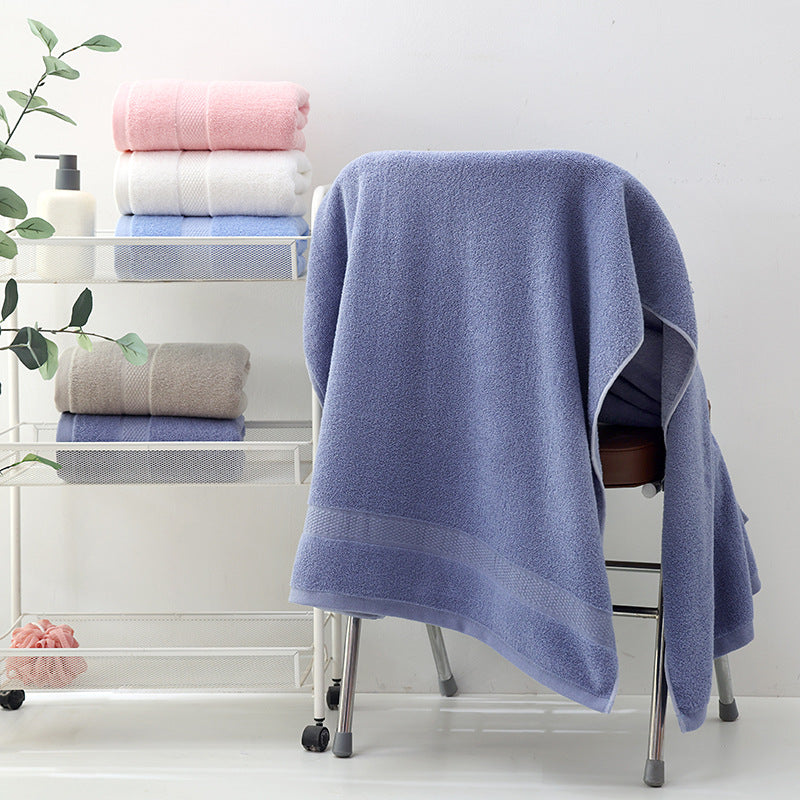 Luxurious Terry Bath Towel With Stylish Border Stornfield