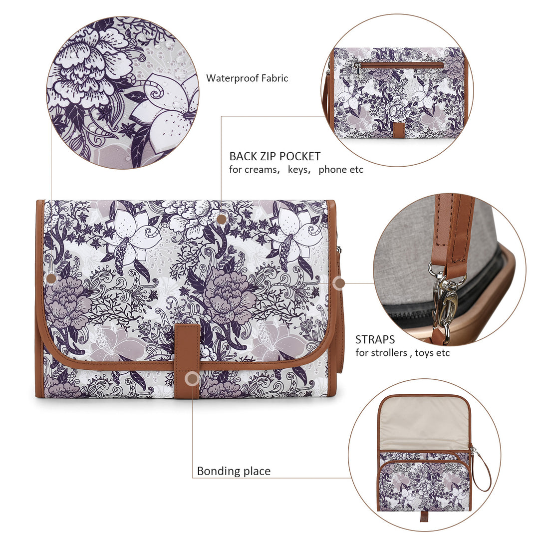 Small Shoulder Bag with Floral Patterns Stornfield