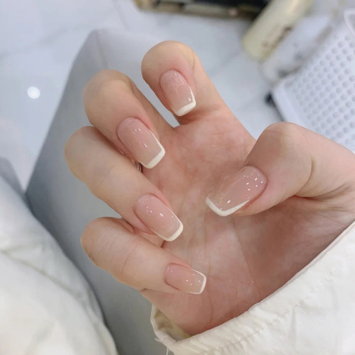 Elegant Nail Extensions with French Tip Stornfield