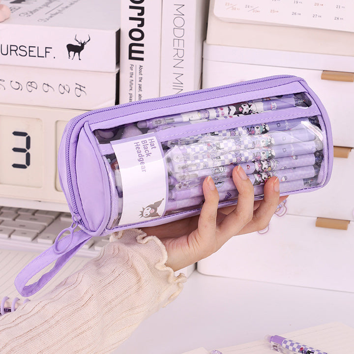 Pencil case with transparent window and attractive design Stornfield