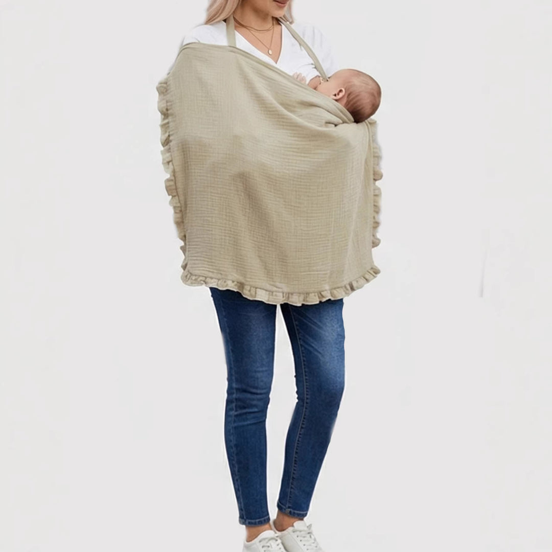 Stylish Ruffled Cotton Cooking Apron Stornfield