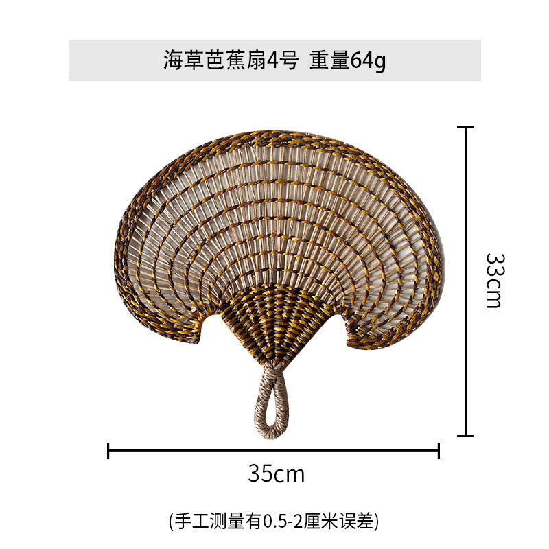 Women handmade fan made of natural materials Stornfield