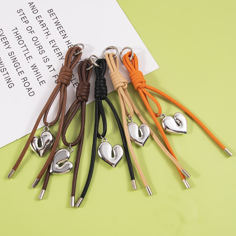Heart-Shaped Charm Keychain Stornfield