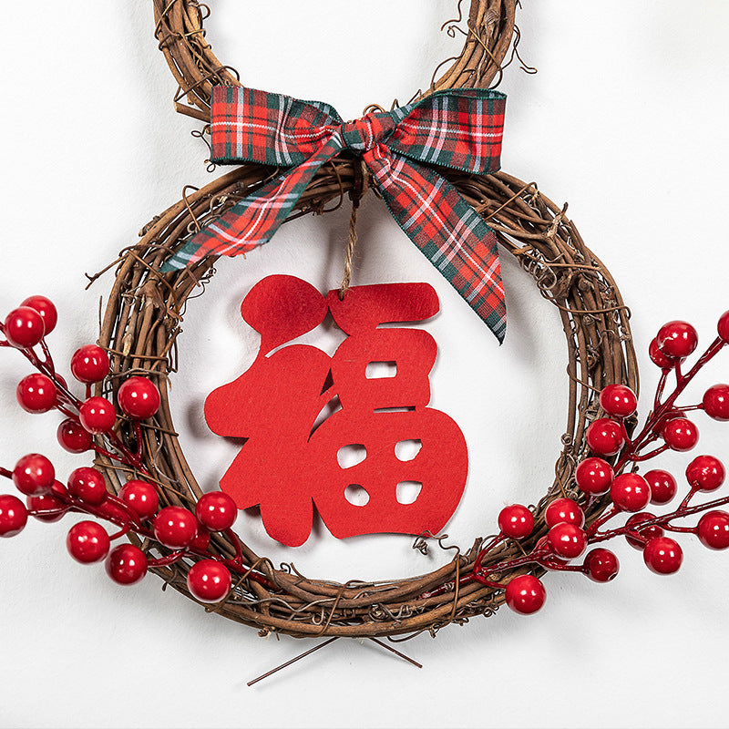 Decorative door wreath Stornfield