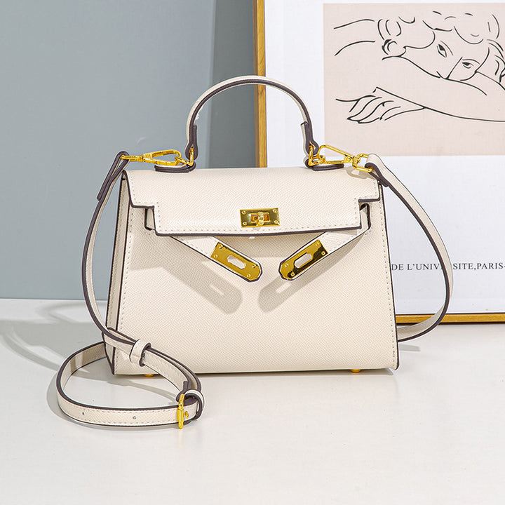 Vintage-Inspired Structured Handbag  1791995440