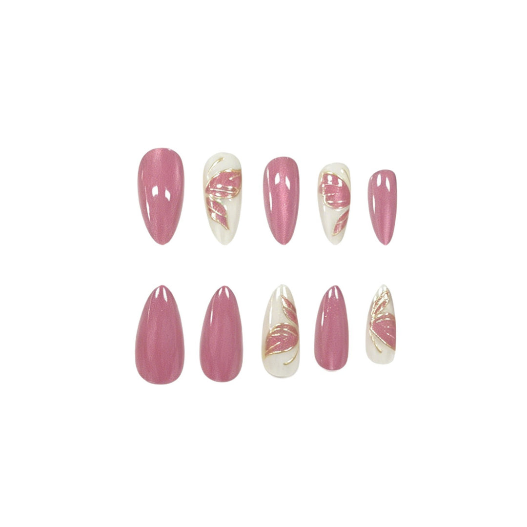 Elegant Butterfly Floral Nail Art Enhancements Stornfield
