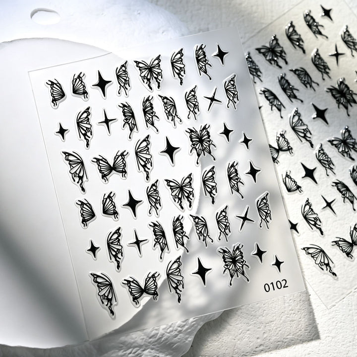 Butterfly Nail Art Stickers