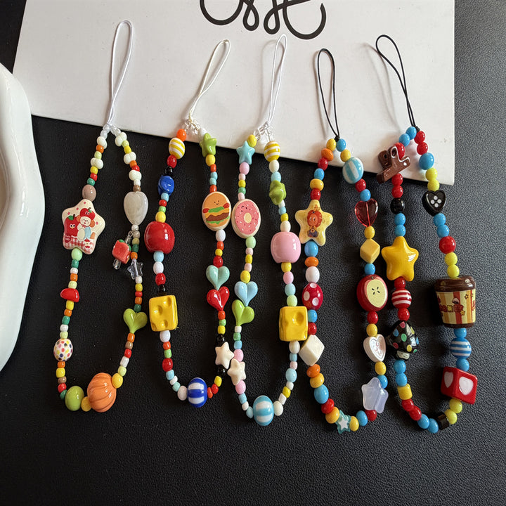Playful Themed Beaded Eyewear Holder Stornfield