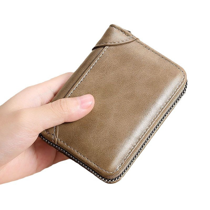 Premium Leather Zippered Wallet Stornfield