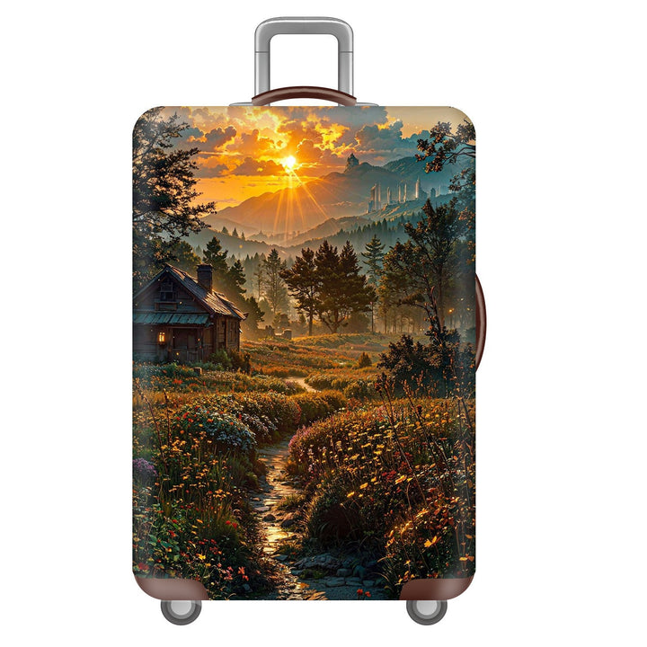 Unisex Hard Shell Suitcase with Dreamy Landscape Design Stornfield