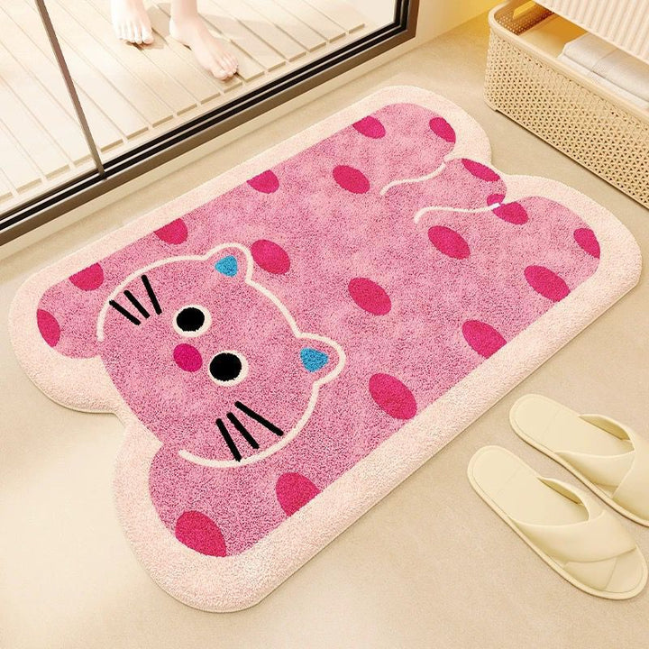 Cute Animal-Themed Bath Mat