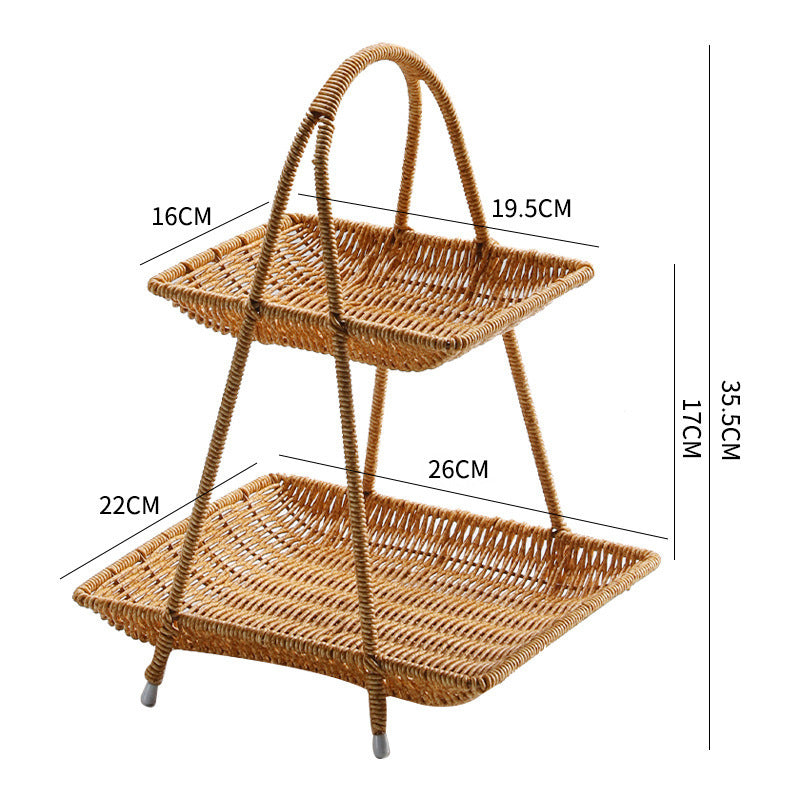 Handcrafted Woven Serving Basket Stornfield