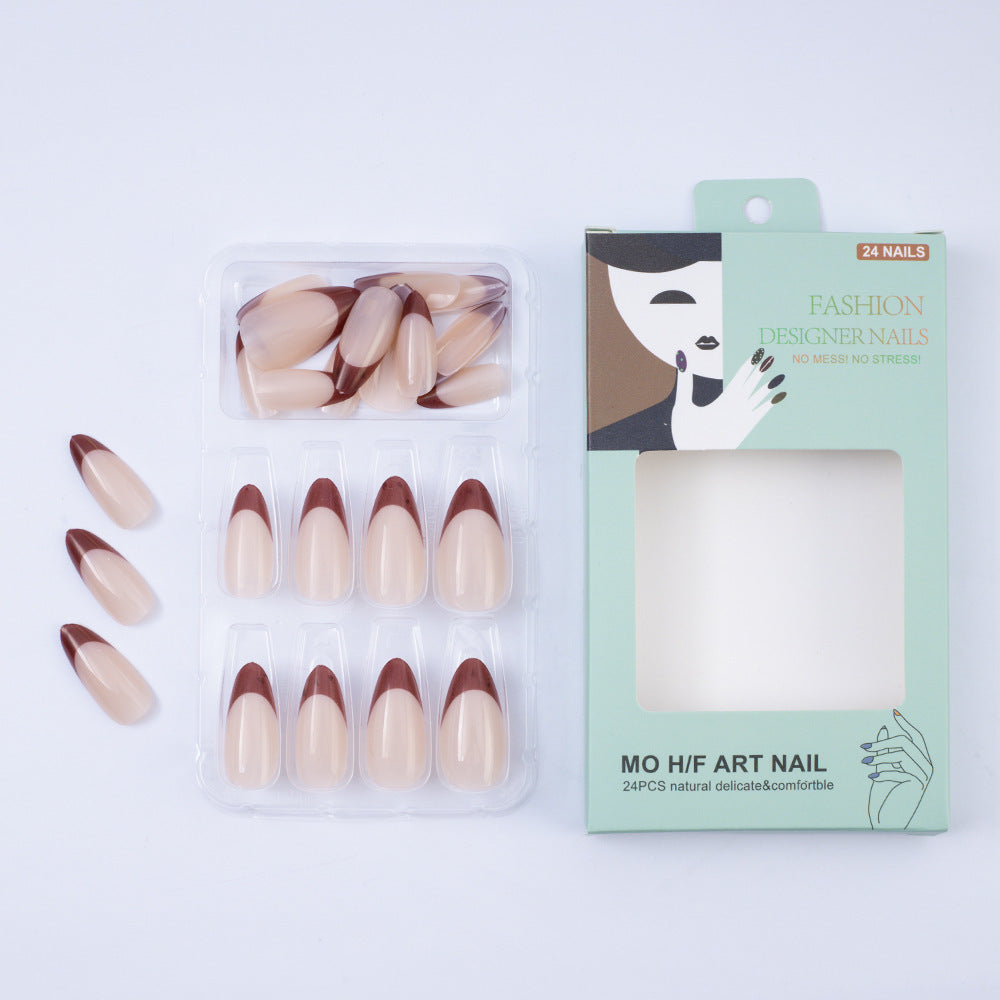 Artificial nails with elegant French tips design Stornfield