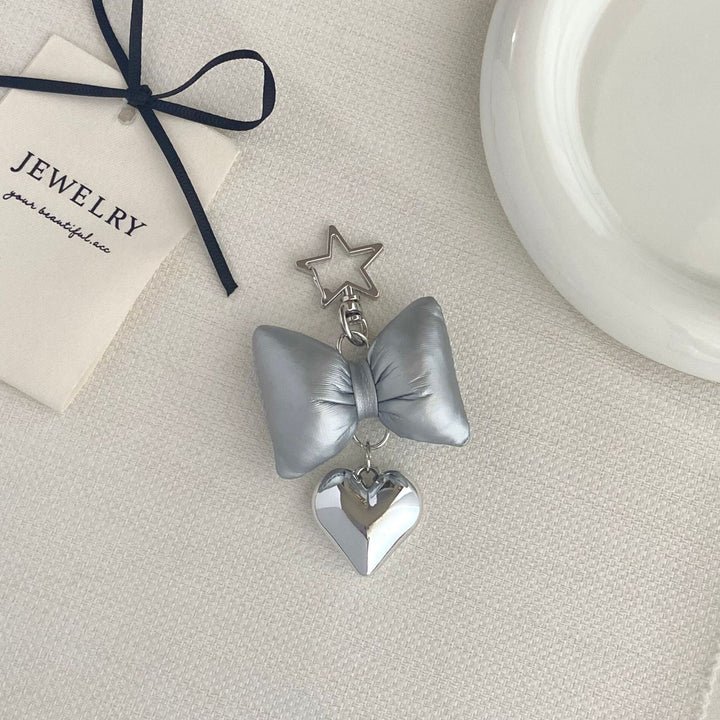 Bow-Shaped Charm Keychain Stornfield