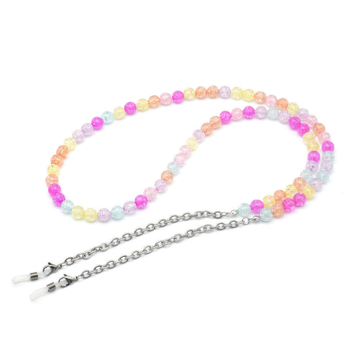 Colorful Textured Beaded Eyewear Chain Stornfield