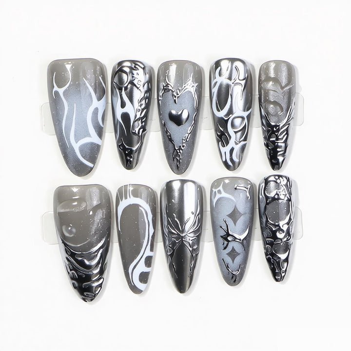 Artistic Premium Press-On Nail Design Stornfield
