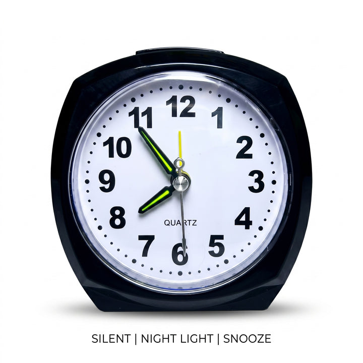 Analog alarm clock with night light and snooze function Stornfield