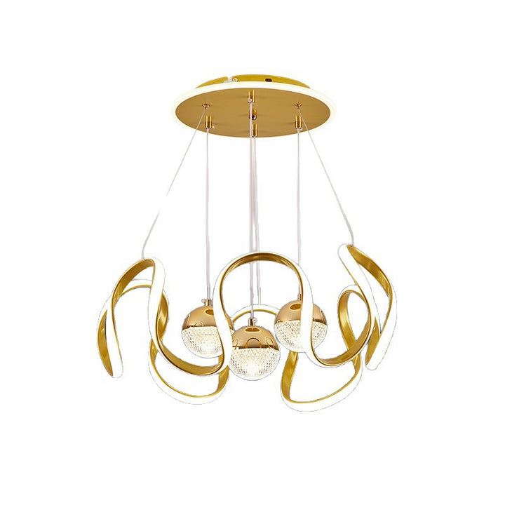 Artistic LED Cluster Chandelier