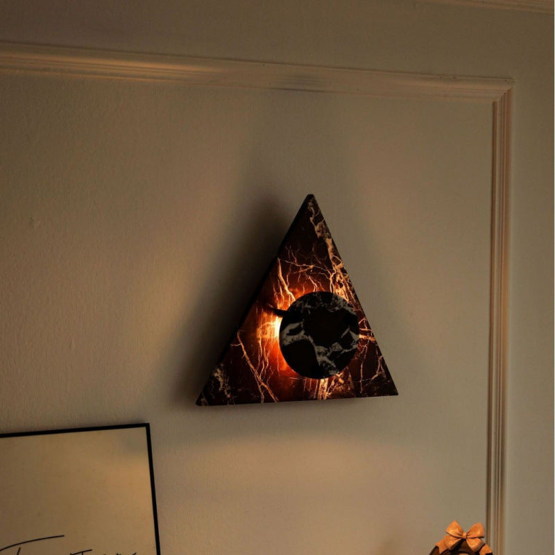 Artistic Triangular Wall Sconce