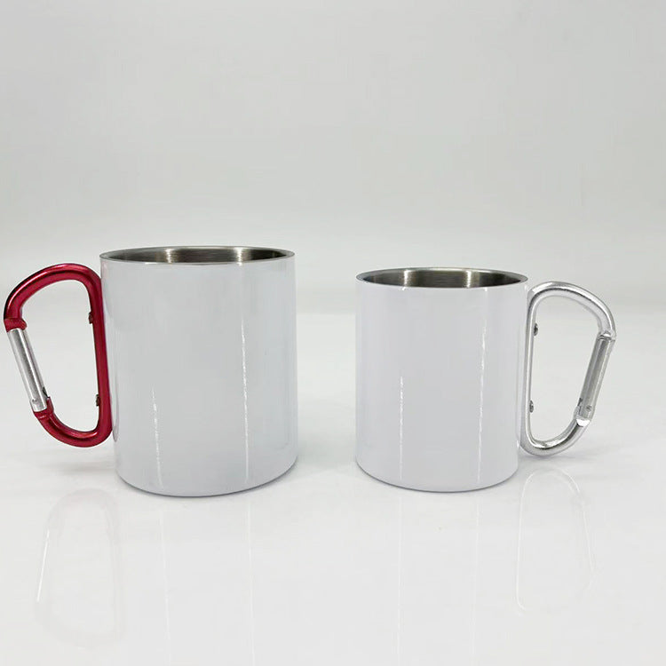 Women High-Quality Stainless Steel Drinking Cup with Carabiner Handle Stornfield