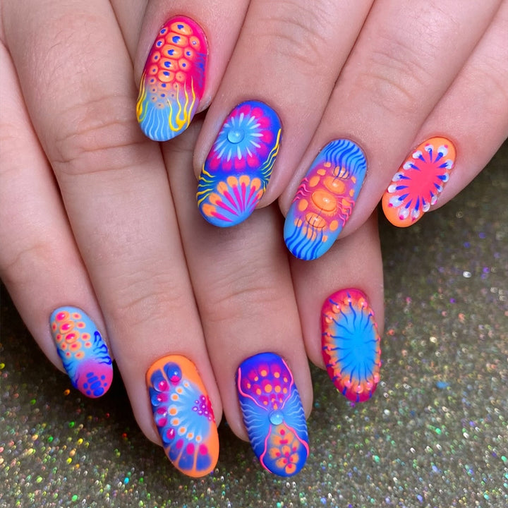 Creative and Artistic Press-on Nails Stornfield