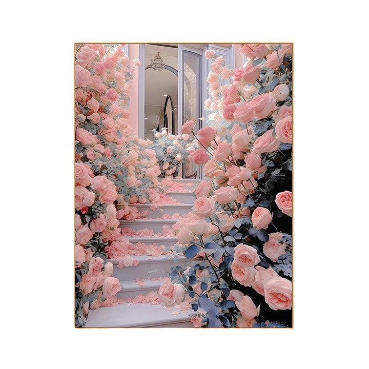 Floral Garden Scene Wall Art Stornfield