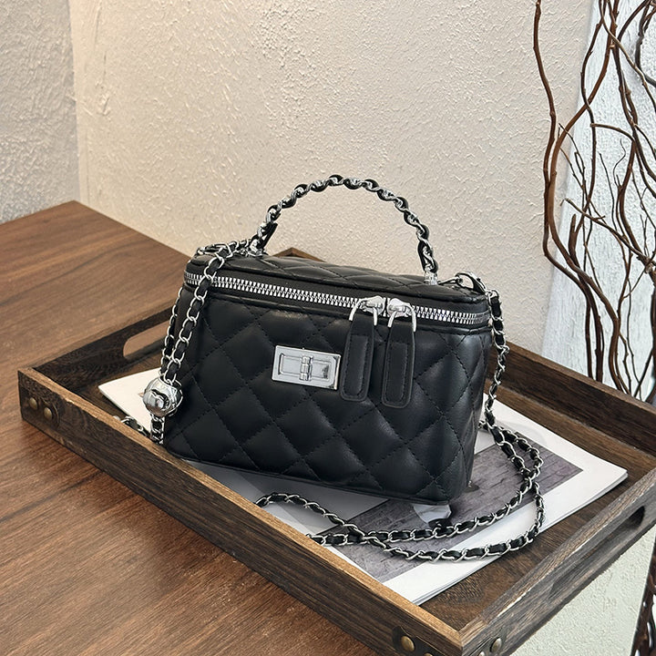 Quilted Mini Handheld Crossbody Bag