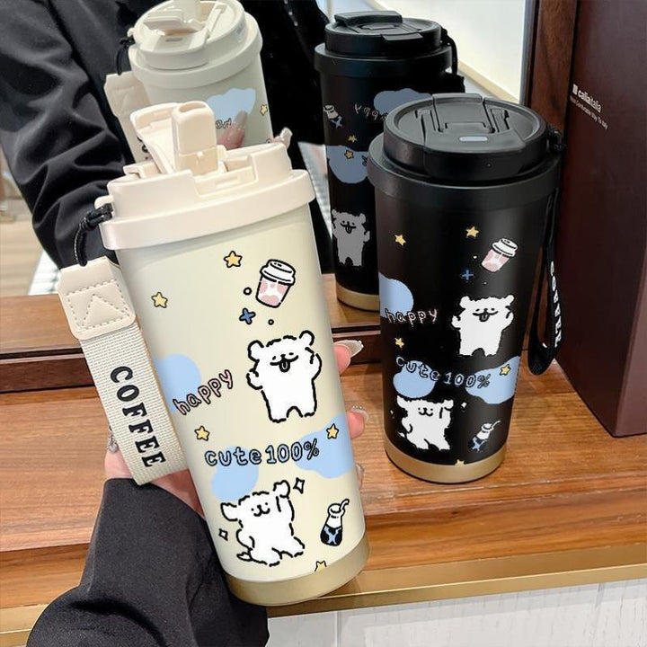 Ladies Insulated Coffee Mug with Funny Hello Kitty Design Stornfield