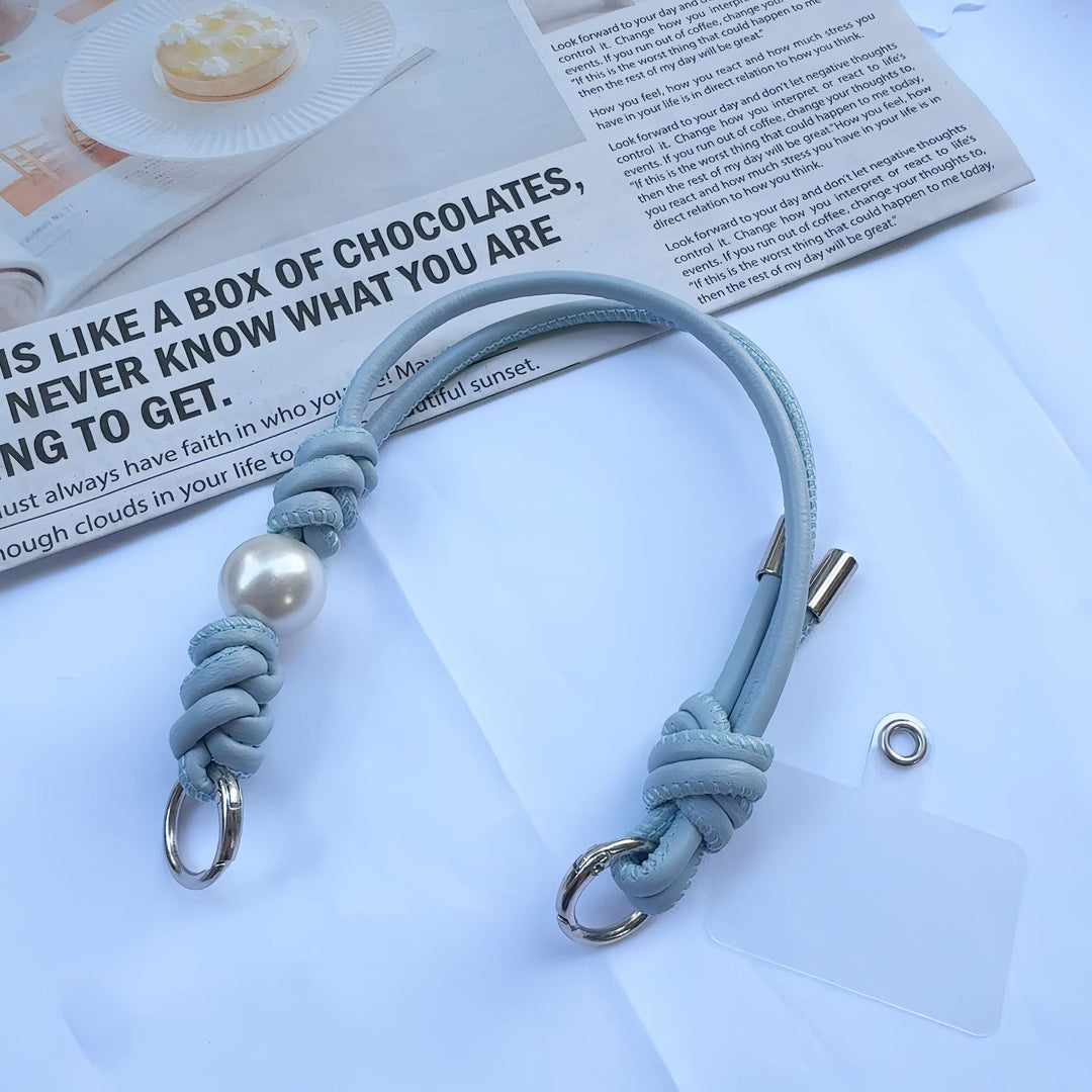 Elegant Knotted Leather Keychain Holder Stornfield