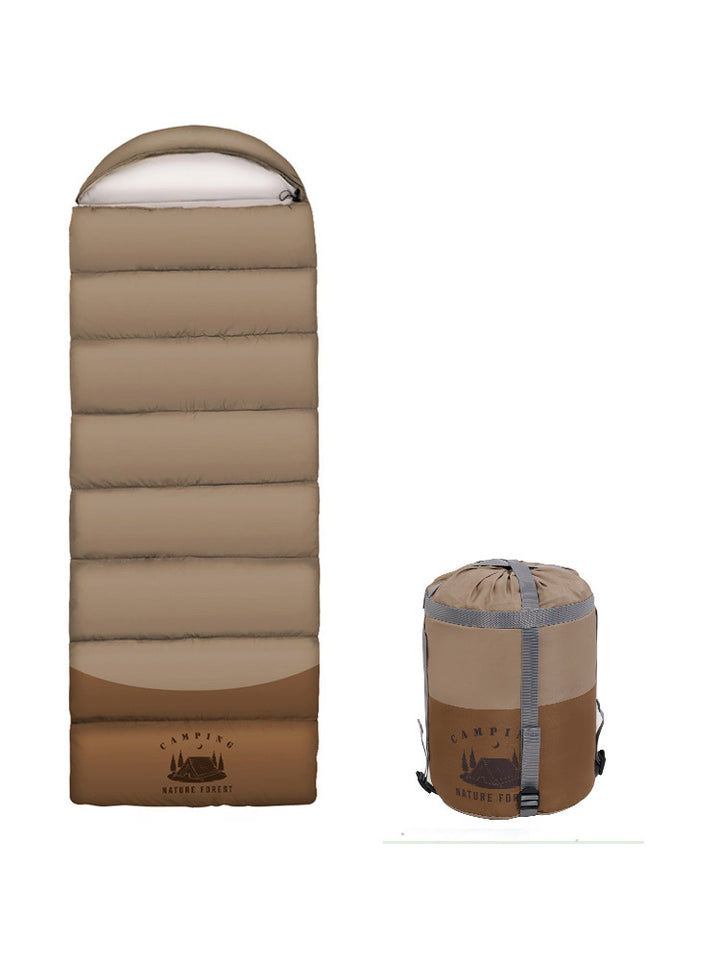 High-quality and warm sleeping bag with headrest Stornfield