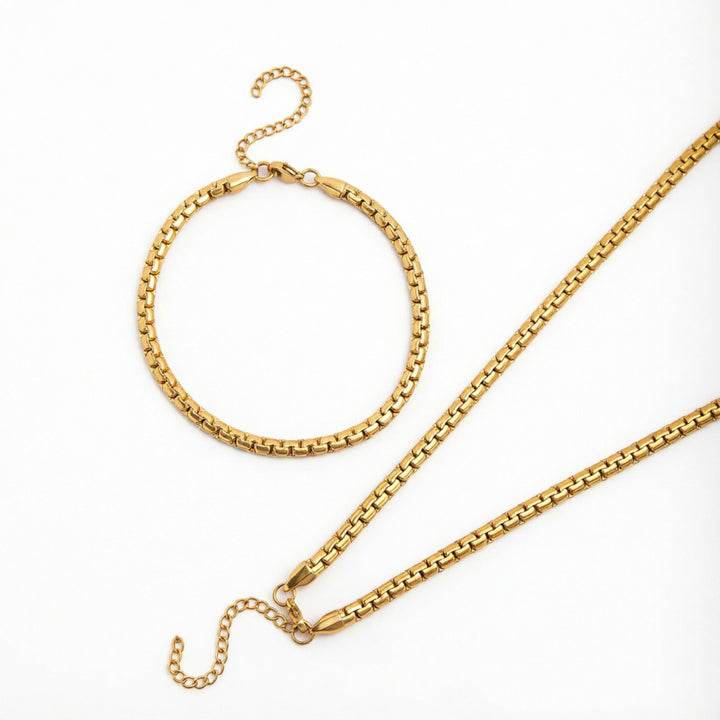 Stylish Chain Necklace Set Stornfield