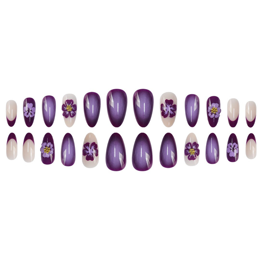 Floral 3D Press-On Nail Extensions Stornfield